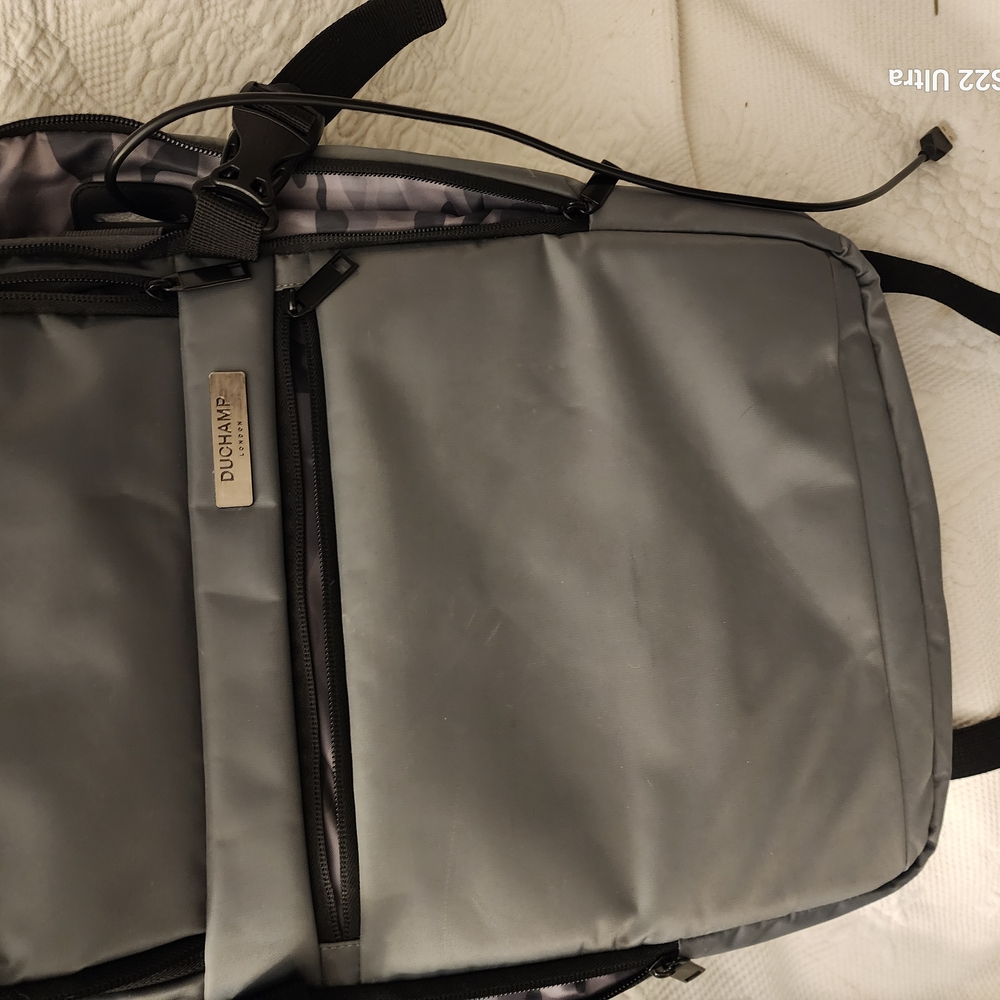 Duchamp Gray Backpack Sleek Modern Design